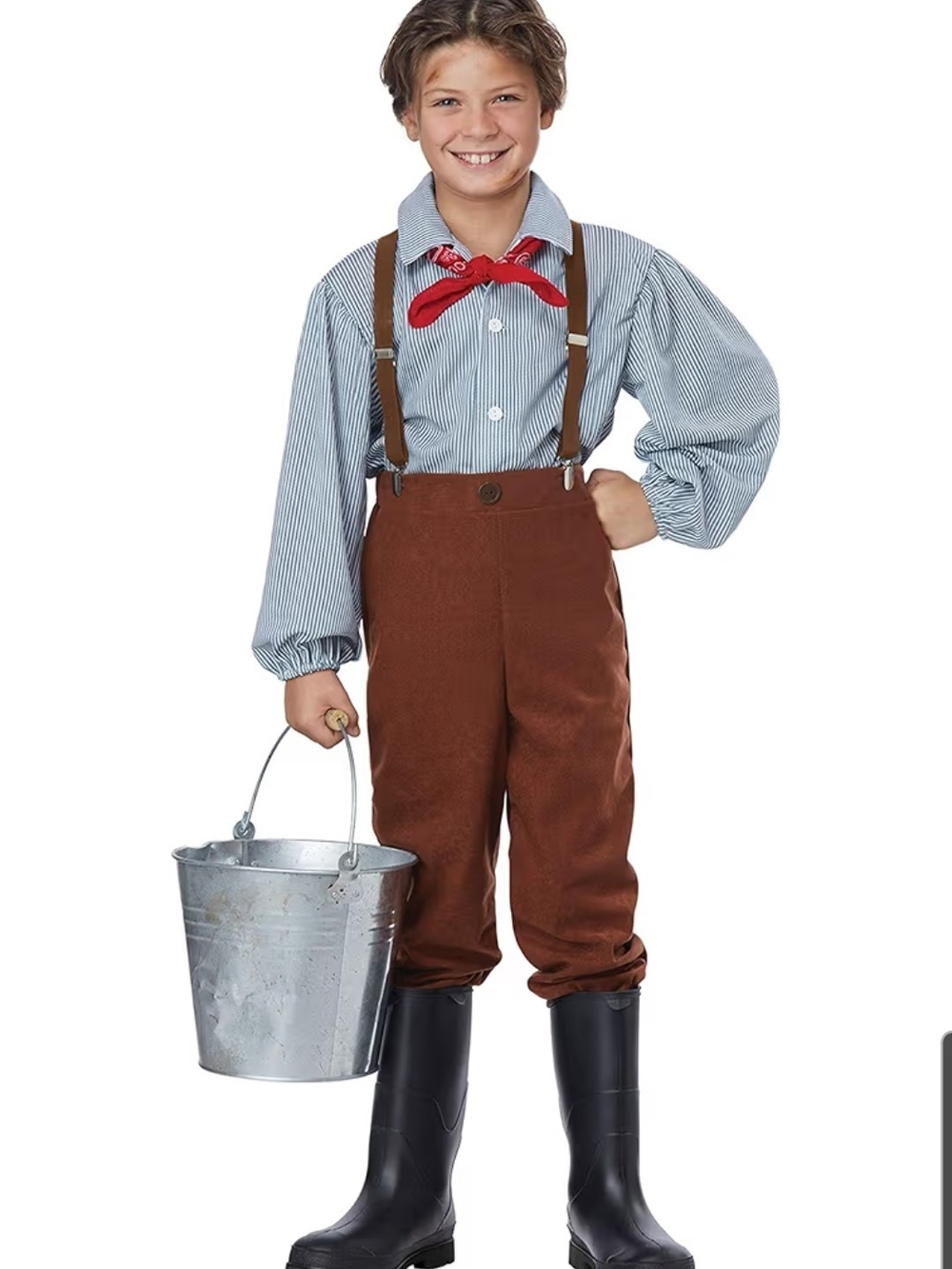California Costumes Child Pioneer Costume - Blue & White Med 8-10 Year Olds